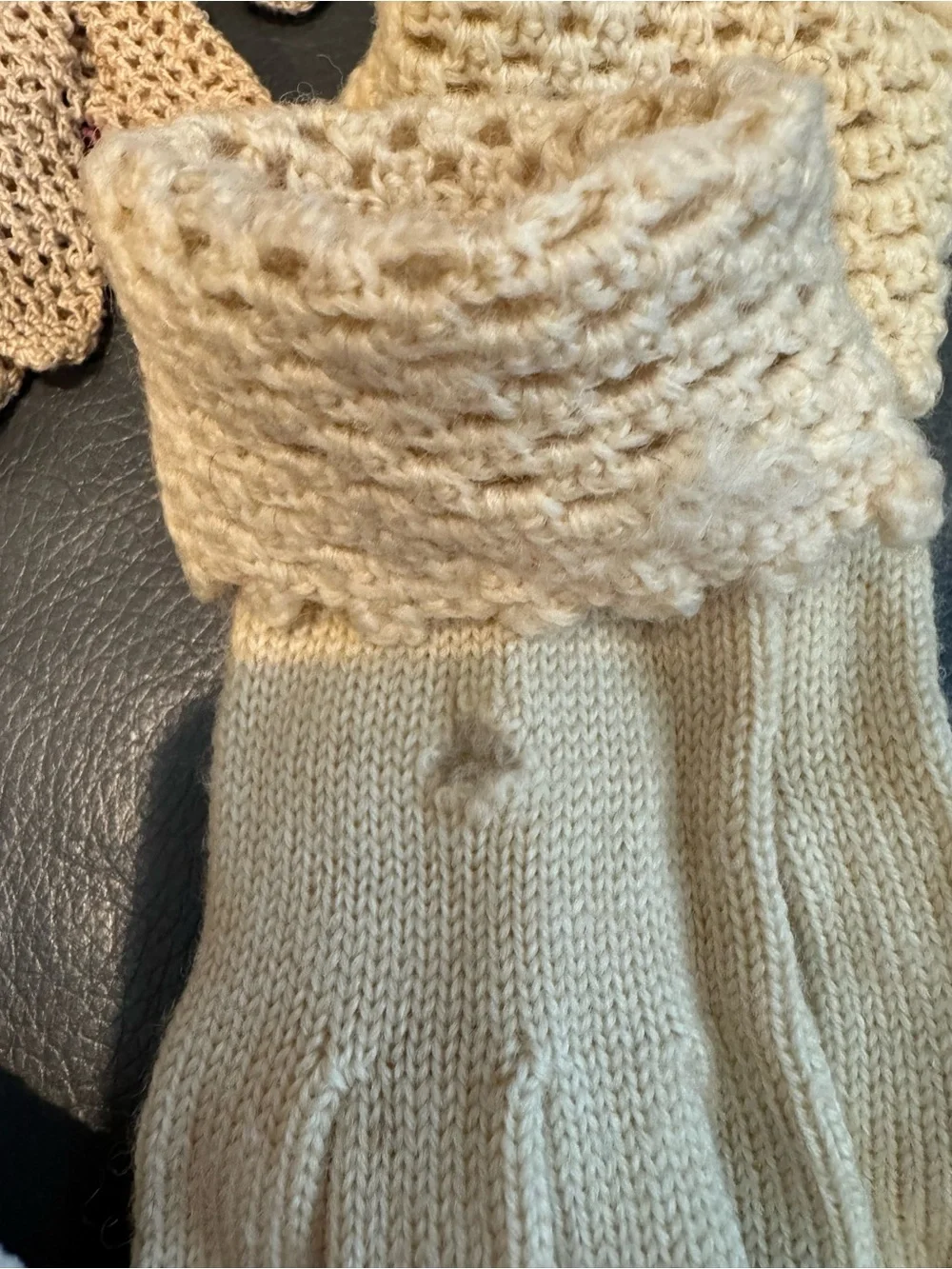 Vintage Assorted Ladies Gloves - Pastel Neutrals Set